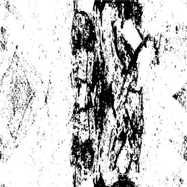 Çizik ve çiziklerle dolu siyah beyaz bir arka plan. Soyut vektör illüstrasyonu.                