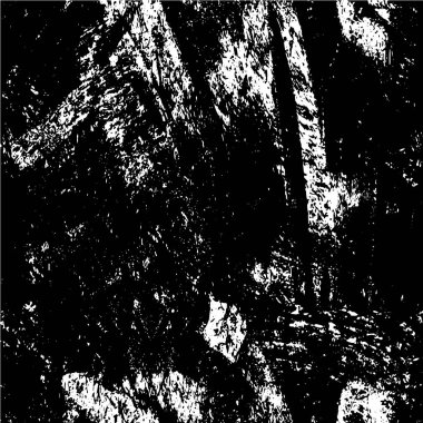 Çizik ve çiziklerle dolu siyah beyaz bir arka plan. Soyut vektör illüstrasyonu.                