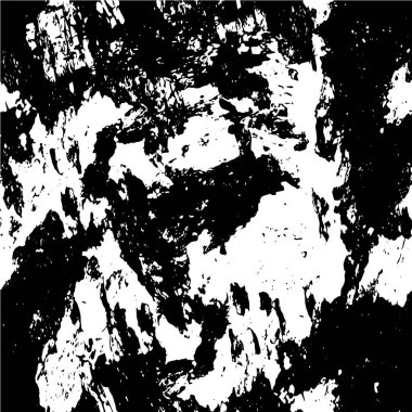 Çizik ve çiziklerle dolu siyah beyaz bir arka plan. Soyut vektör illüstrasyonu.