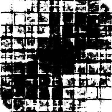 Çizik ve çiziklerle dolu siyah beyaz bir arka plan. Soyut vektör illüstrasyonu.