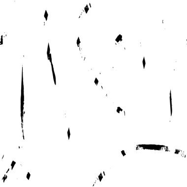 Çizik ve çiziklerle dolu siyah beyaz bir arka plan. Soyut vektör illüstrasyonu.