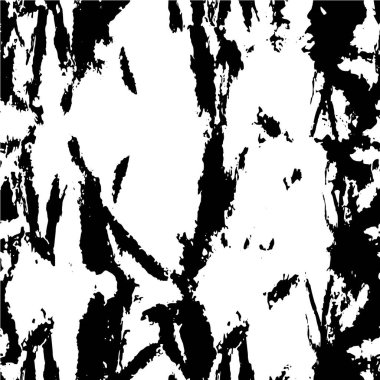 Çizik ve çiziklerle dolu siyah beyaz bir arka plan. Soyut vektör illüstrasyonu.