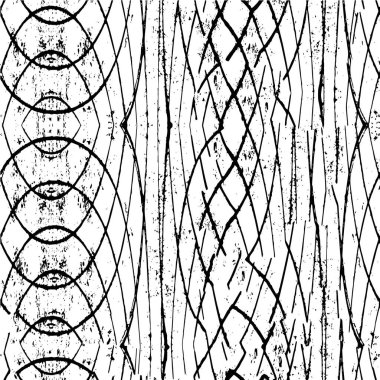 siyah ve beyaz desenli eski grunge vintage yüzey