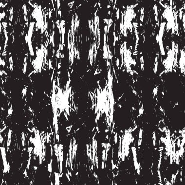 Çizikler, çizikler ve çizikler olan siyah beyaz bir arka plan. 