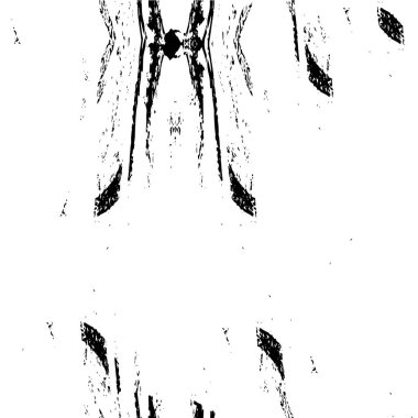 Çizikler, çizikler ve çizikler olan siyah beyaz bir arka plan. 