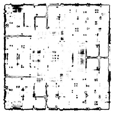 Mürekkep lekeli kusursuz desen. grunge dokusu