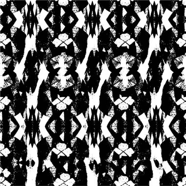 Soyut grunge arkaplanı. Monokrom dokusu. Siyah ve beyaz desenli arkaplan              