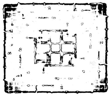 Koyu Dağınık Toz Örtüsü Tehlike Arkaplanı