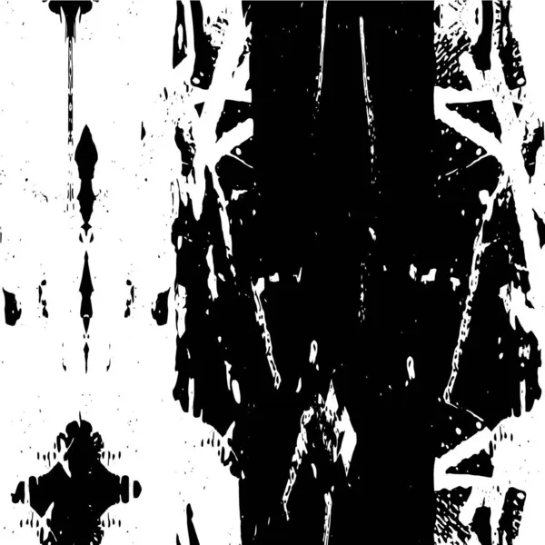 Zwart Wit Textuur Grunge Overlay Achtergrond Vector Illustratie — Stockvector