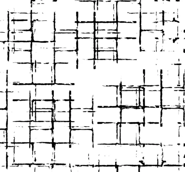 Черный Белый Текстурный Абстрактный Фон — стоковый вектор