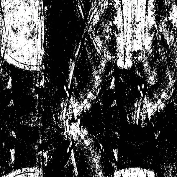 Distressed Black White Background Grunge Texture Black Dark Background Overlay — Stock Vector