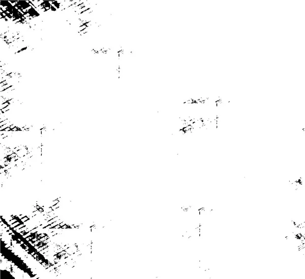 Fondo Angustiado Blanco Negro Con Arañazos Líneas Ilustración Vector Abstracto — Archivo Imágenes Vectoriales