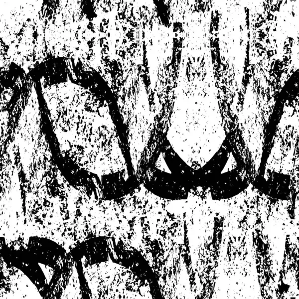 Абстрактный Гранж Фон Монохромная Текстура Черный Фон — стоковый вектор