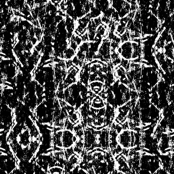Fond Grunge Noir Blanc Fond Vintage Altéré Surface Antique Abstraite — Image vectorielle