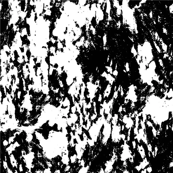 Fond Tourmenté Texture Noire Blanche Avec Poussière Taches Rayures Lignes — Image vectorielle