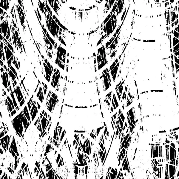 Текстура Черно Белом Фоне Царапинами Линиями Абстрактная Векторная Иллюстрация — стоковый вектор