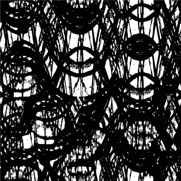 Bezešvé Vzory Inkoustovými Skvrnami Grunge Textura — Stockový vektor