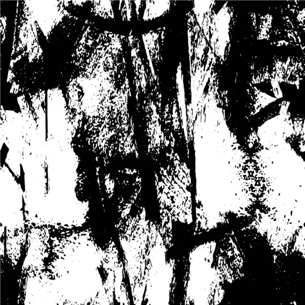 Siyah Beyaz Monokrom Eski Grunge Vintage Yıpranmış Arka Plan — Stok Vektör
