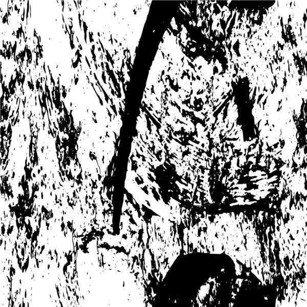 Grunge Black White Ink Vector Textured Background — Stock Vector