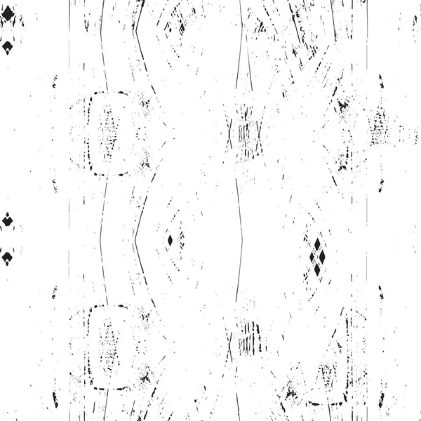 Schwarz Weiß Beschädigter Grunge Vektor Mit Strukturiertem Hintergrund — Stockvektor