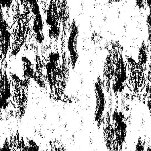 Black White Damaged Grunge Vector Textured Background — Stock Vector
