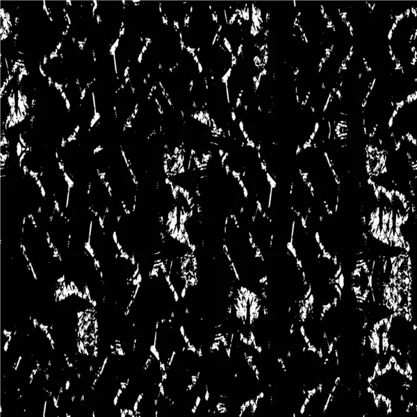 Black White Grunge Vector Textured Background — Stock Vector