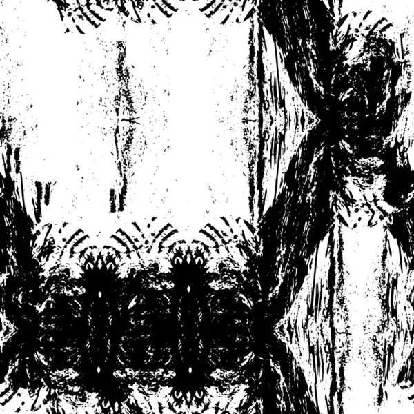 Vecteur Noir Blanc Fond Texturé Grunge — Image vectorielle