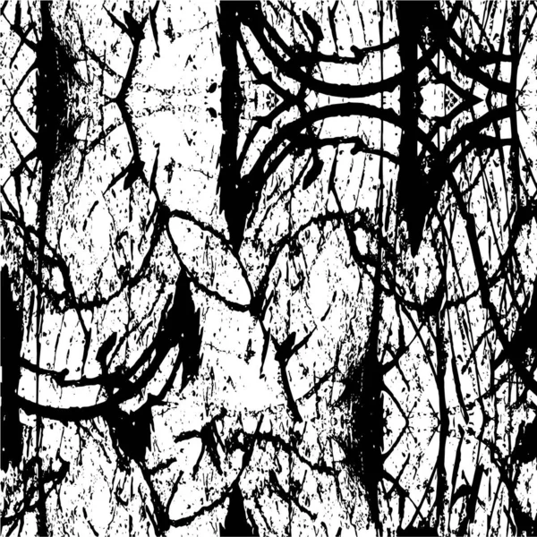 Fond Texturé Grunge Noir Blanc — Image vectorielle