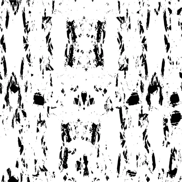 Textura Angustiada Grunge Blanco Negro — Vector de stock