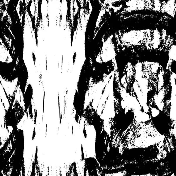Siyah Beyaz Grunge Sıkıntılı Doku — Stok Vektör
