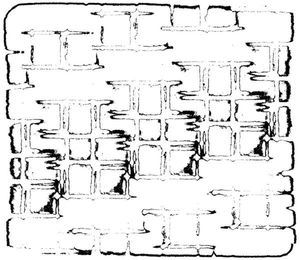 Черно Белый Текстурированный Фон Гранжа — стоковый вектор