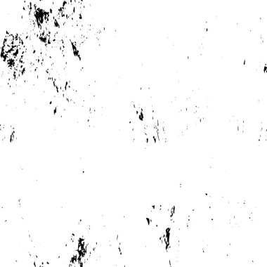 Vektör grunge dokusu. Siyah beyaz arka plan. Soyut monokrom illüstrasyonu koyu tonlarda solmuş bir efekti içerir
