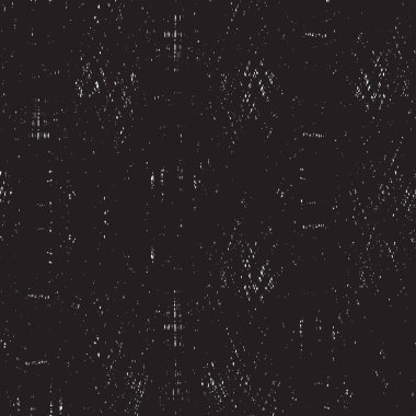 Vektör grunge dokusu. Siyah beyaz arka plan. Soyut monokrom illüstrasyonu koyu tonlarda solmuş bir efekti içerir