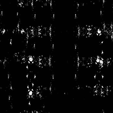 Vektör grunge dokusu. Siyah beyaz arka plan. Soyut monokrom illüstrasyonu koyu tonlarda solmuş bir efekti içerir