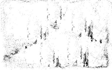 Vektör grunge dokusu. Siyah beyaz arka plan. Soyut monokrom illüstrasyonu koyu tonlarda solmuş bir efekti içerir