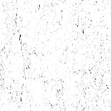 Vektör grunge dokusu. Siyah beyaz arka plan. Soyut monokrom illüstrasyonu koyu tonlarda solmuş bir efekti içerir