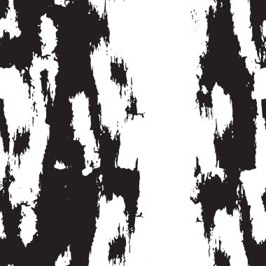 Vektör grunge dokusu. Siyah beyaz arka plan. Soyut monokrom illüstrasyonu koyu tonlarda solmuş bir efekti içerir