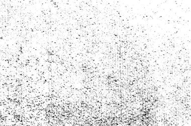 Grunge siyah beyaz desen. Monokrom parçacıkları soyut doku. Çatlakların, sürtünmelerin, çiplerin, lekelerin, mürekkep lekelerinin geçmişi. Koyu tasarım arka plan yüzeyi. 