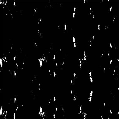 Grunge siyah beyaz desen. Monokrom parçacıkları soyut doku. Çatlakların, sürtünmelerin, çiplerin, lekelerin, mürekkep lekelerinin geçmişi. Koyu tasarım arka plan yüzeyi. 