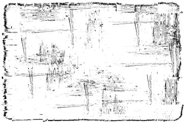 Grunge siyah beyaz desen. Monokrom parçacıkları soyut doku. Çatlakların, sürtünmelerin, çiplerin, lekelerin, mürekkep lekelerinin geçmişi. Koyu tasarım arka plan yüzeyi. 