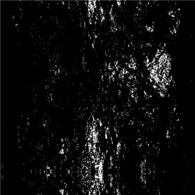 Grunge siyah beyaz desen. Monokrom parçacıkları soyut doku. Çatlakların, sürtünmelerin, çiplerin, lekelerin, mürekkep lekelerinin geçmişi. Koyu tasarım arka plan yüzeyi. 
