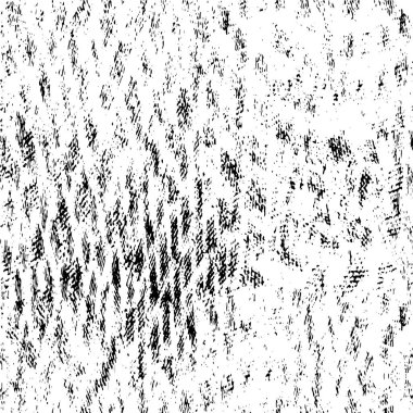 Grunge siyah beyaz desen. Monokrom parçacıkları soyut doku. Çatlakların, sürtünmelerin, çiplerin, lekelerin, mürekkep lekelerinin geçmişi. Koyu tasarım arka plan yüzeyi. 