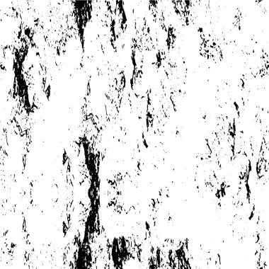 Grunge siyah beyaz desen. Monokrom parçacıkları soyut doku. Çatlakların, sürtünmelerin, çiplerin, lekelerin, mürekkep lekelerinin geçmişi. Koyu tasarım arka plan yüzeyi. 
