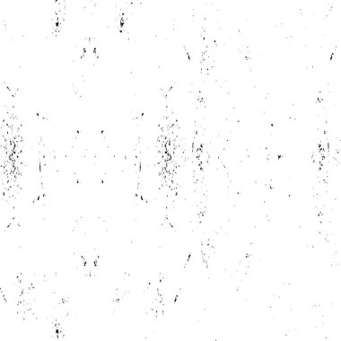 Grunge siyah beyaz desen. Monokrom parçacıkları soyut doku. Çatlakların, sürtünmelerin, çiplerin, lekelerin, mürekkep lekelerinin geçmişi. Koyu tasarım arka plan yüzeyi. 