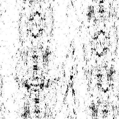 Grunge siyah beyaz desen. Monokrom parçacıkları soyut doku. Çatlakların, sürtünmelerin, çiplerin, lekelerin, mürekkep lekelerinin geçmişi. Koyu tasarım arka plan yüzeyi. 