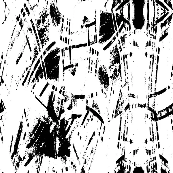 Textura Suprapusă Grunge Ului Vectorial Fundal Alb Negru Ilustrația Monocromă — Vector de stoc