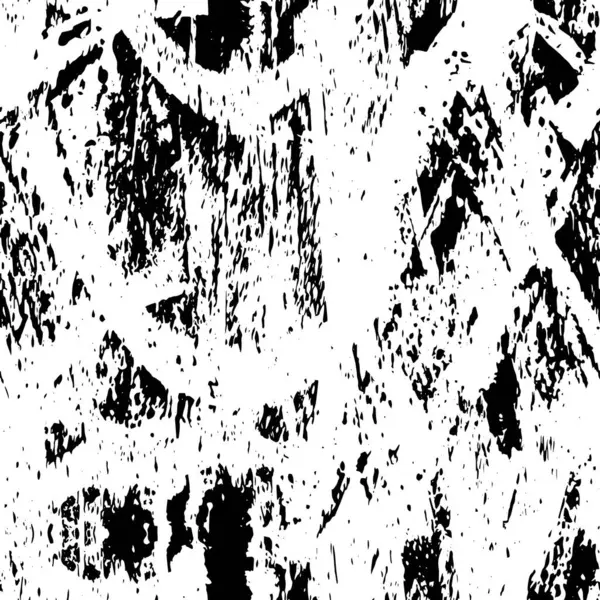 ベクトルグランジオーバーレイテクスチャー 黒と白の背景 抽象的なモノクロのイラストはダークトーンに衰退した効果を含みます — ストックベクタ