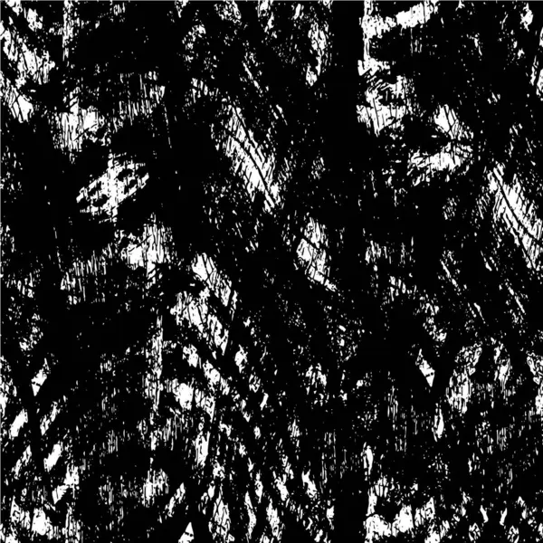 Vector Grunge Sobreposição Textura Fundo Preto Branco Ilustração Monocromática Abstrata — Vetor de Stock