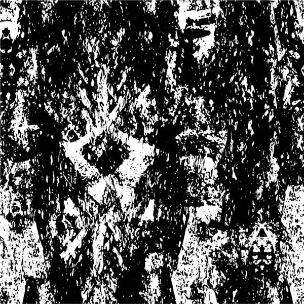 Wektor Grunge Pokrywa Teksturę Czarno Białe Tło Abstrakcyjna Monochromatyczna Ilustracja — Wektor stockowy