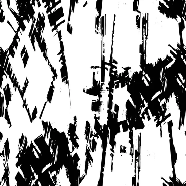 Vector Grunge Overlay Textur Schwarz Weißer Hintergrund Abstrakte Monochrome Illustration — Stockvektor